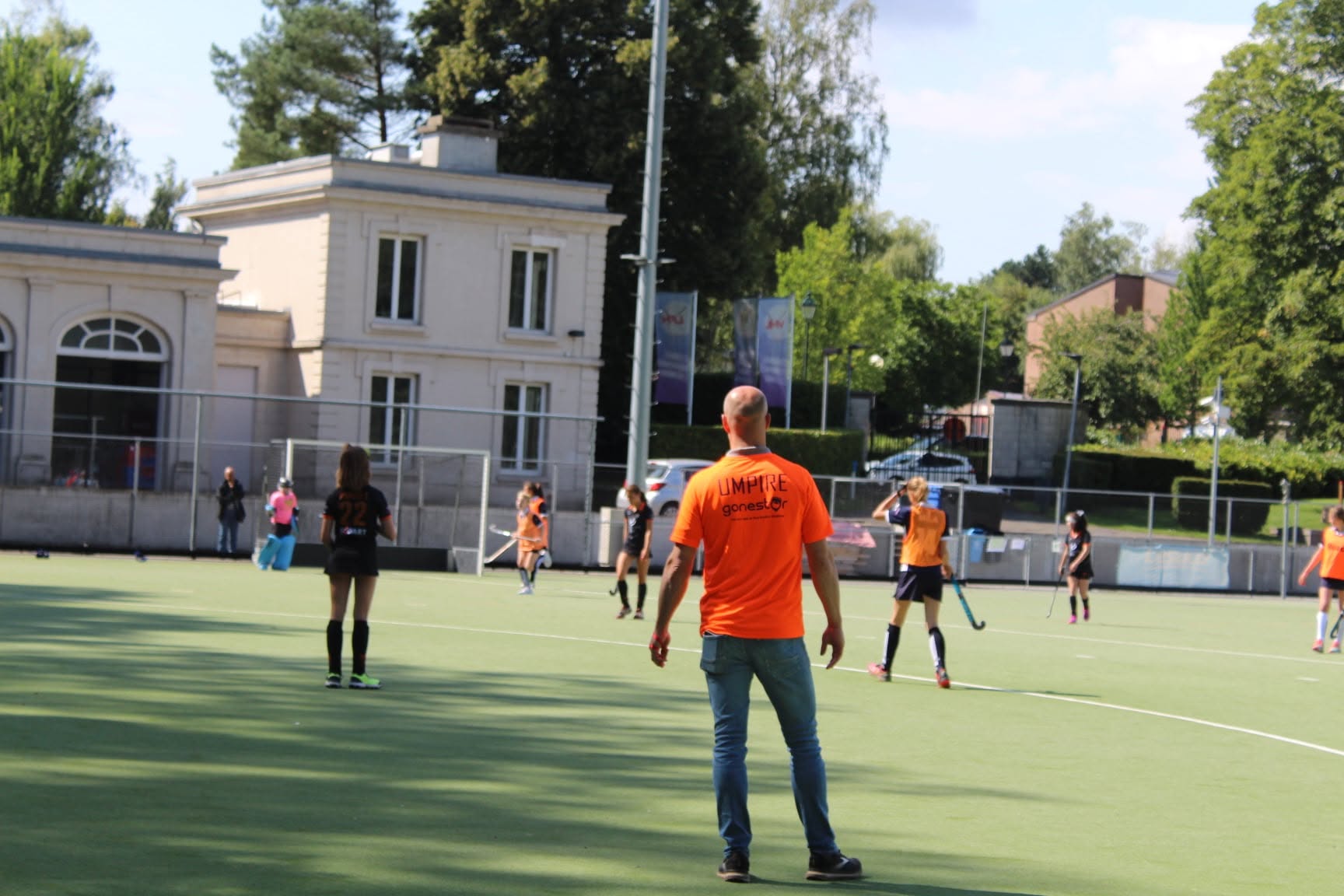 Hockey field background